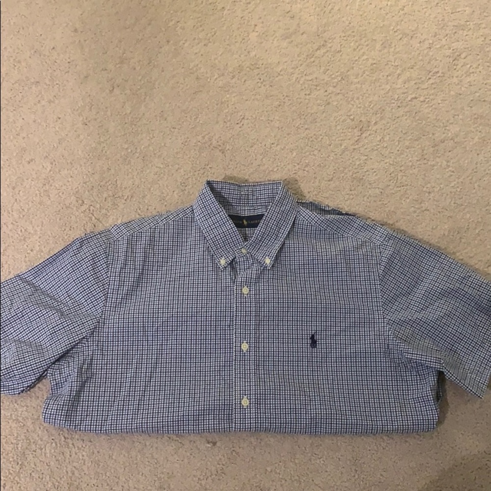Ralph Lauren Men’s Short Sleeve Button Down Shirt